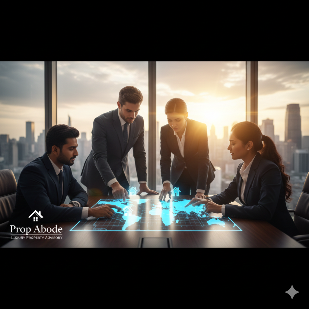 Prop Abode Team discussing mission and strategy