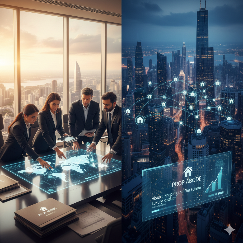 Prop Abode Global Vision and future cityscape